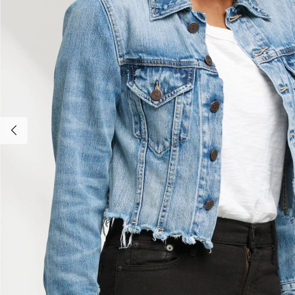 Able Naibi Cropped Denim Jacket